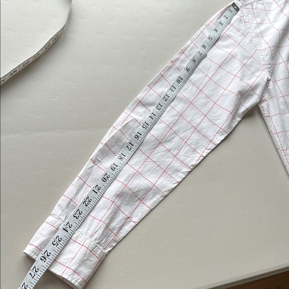 Scotch & Soda White and Red Casual Button Down Shirt - Picture 12 of 14